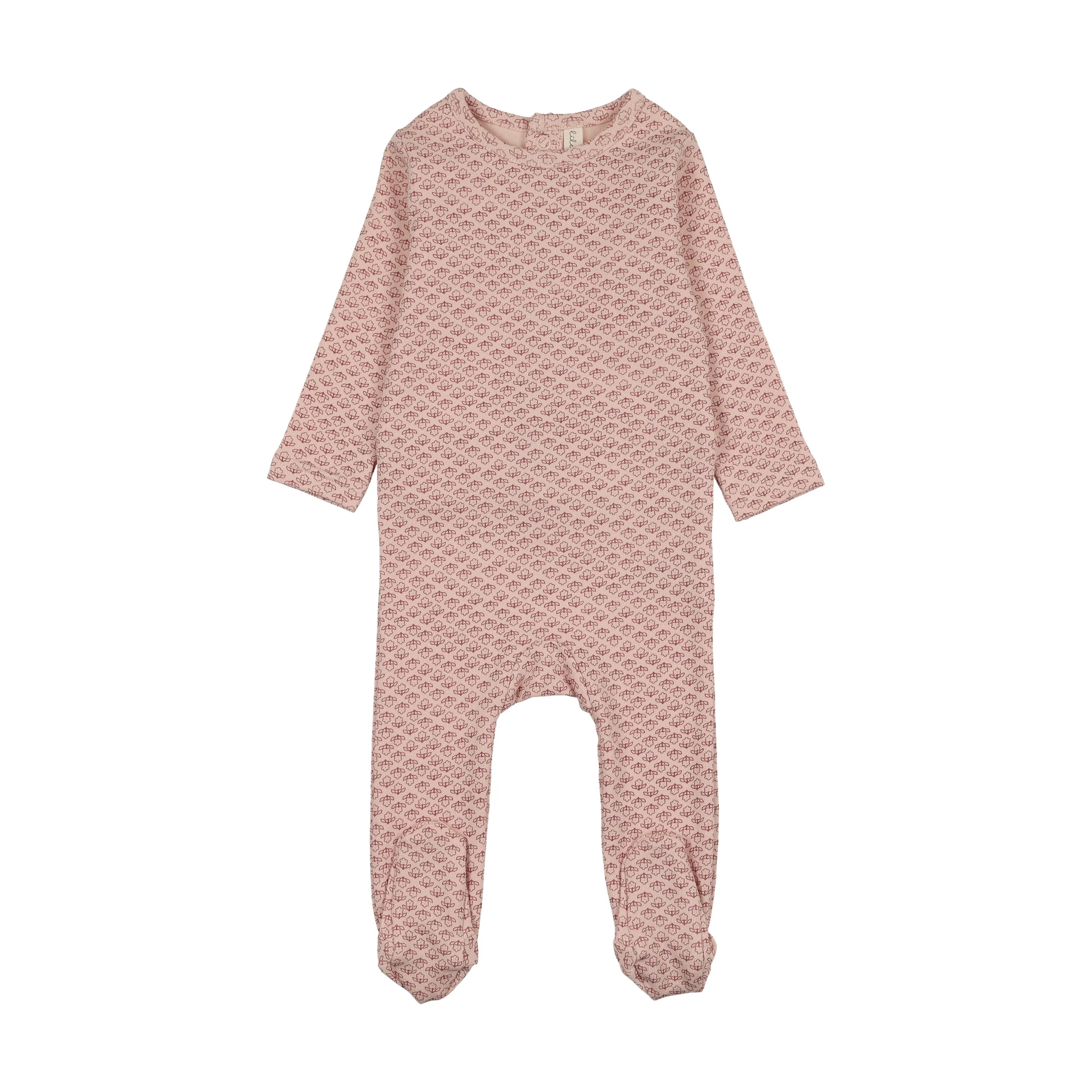 Mini Flora Print Footie