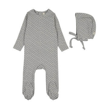 Mini Flora Print Footie Set
