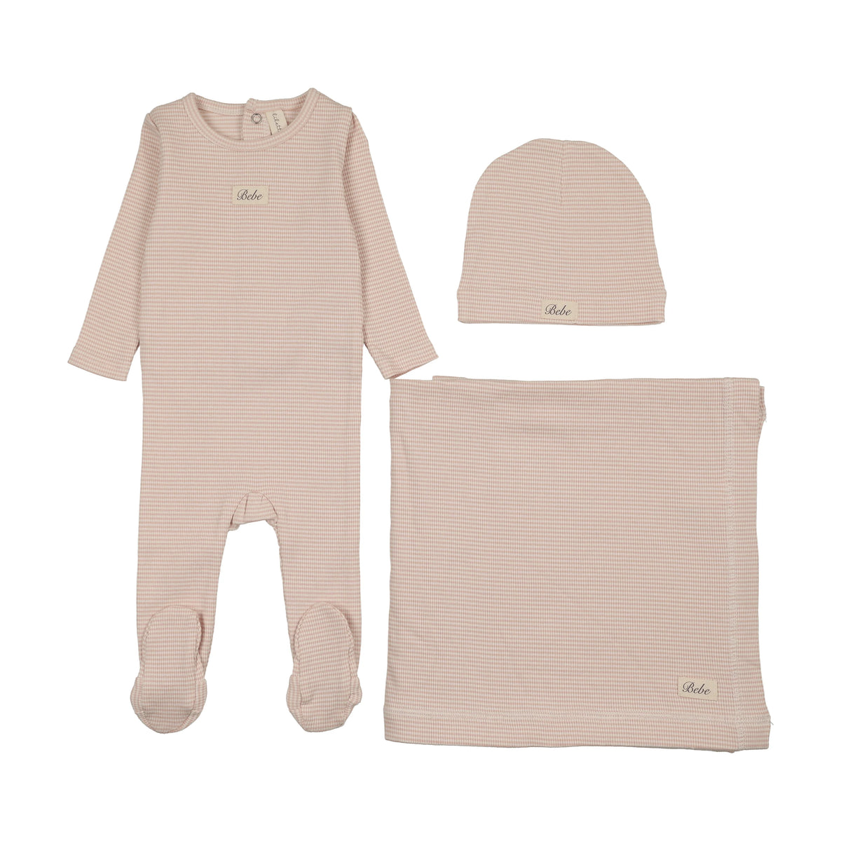 Striped Bebe Layette Set
