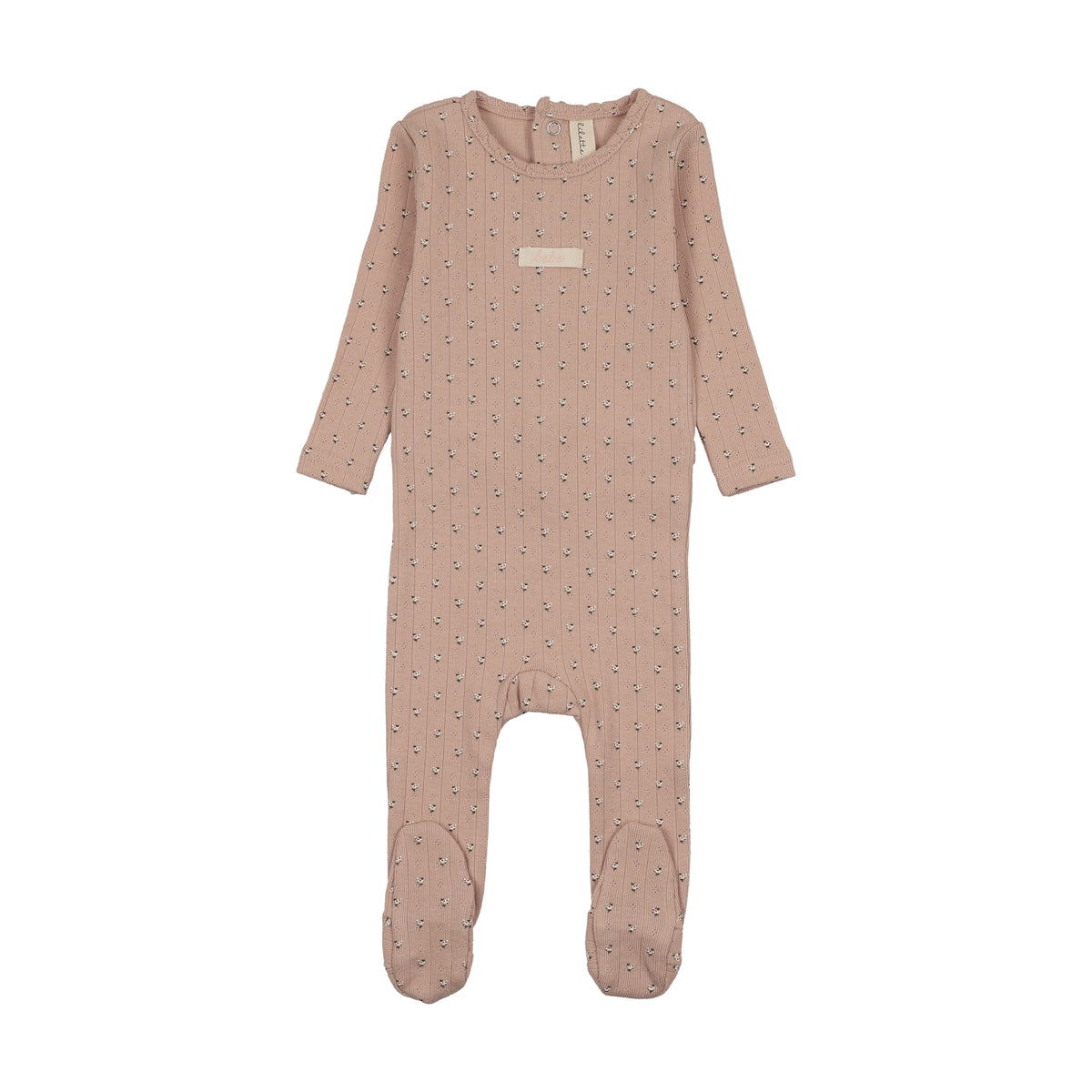 Floret Print Footie