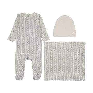 Gem Stripe Layette Set