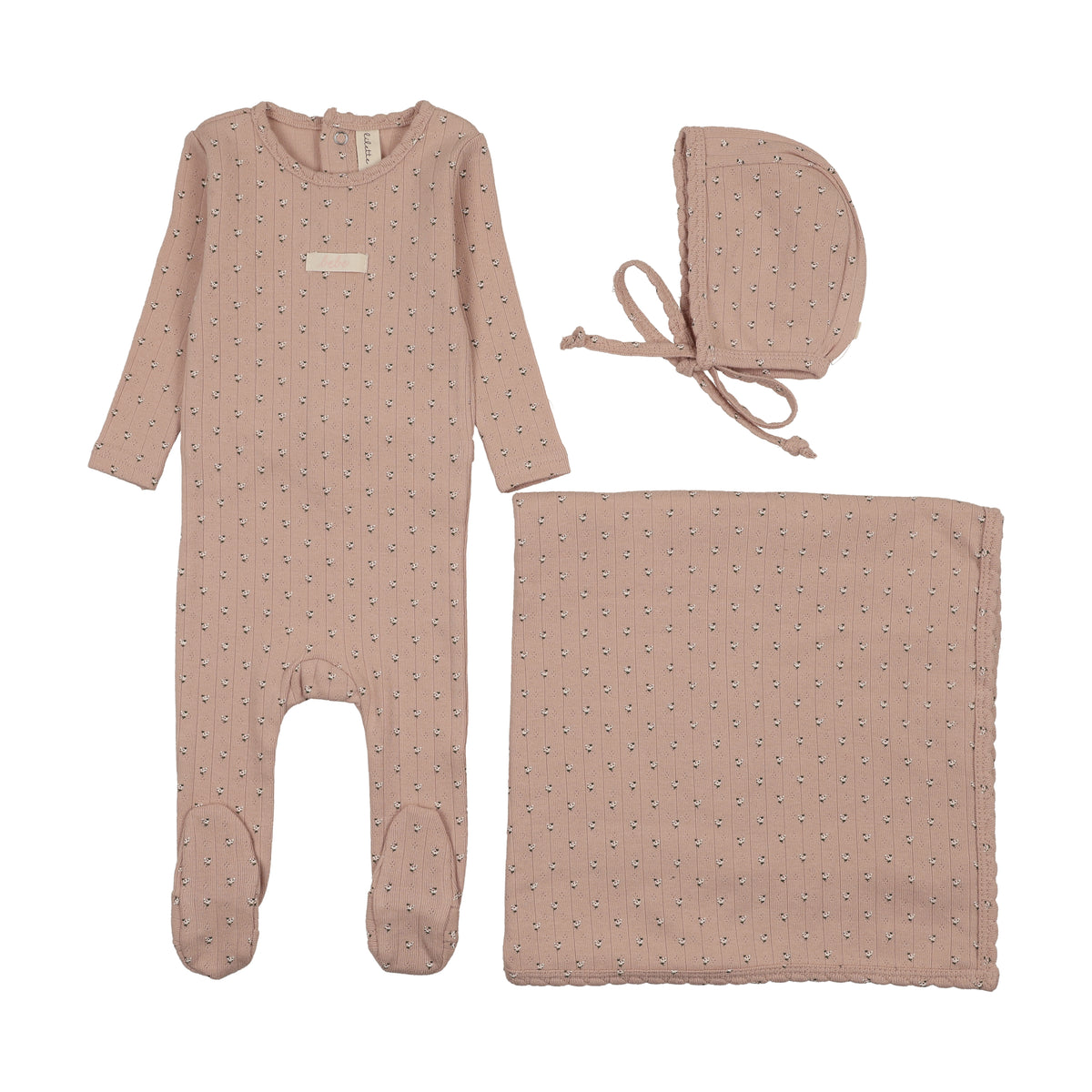 Floret Print Layette Set
