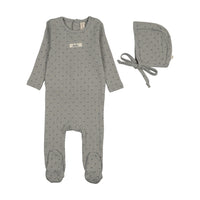 Floret Print Footie Set