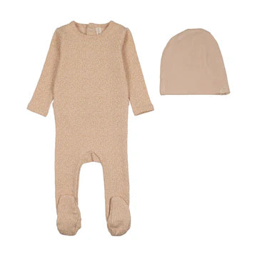 Spotted Print Footie Set