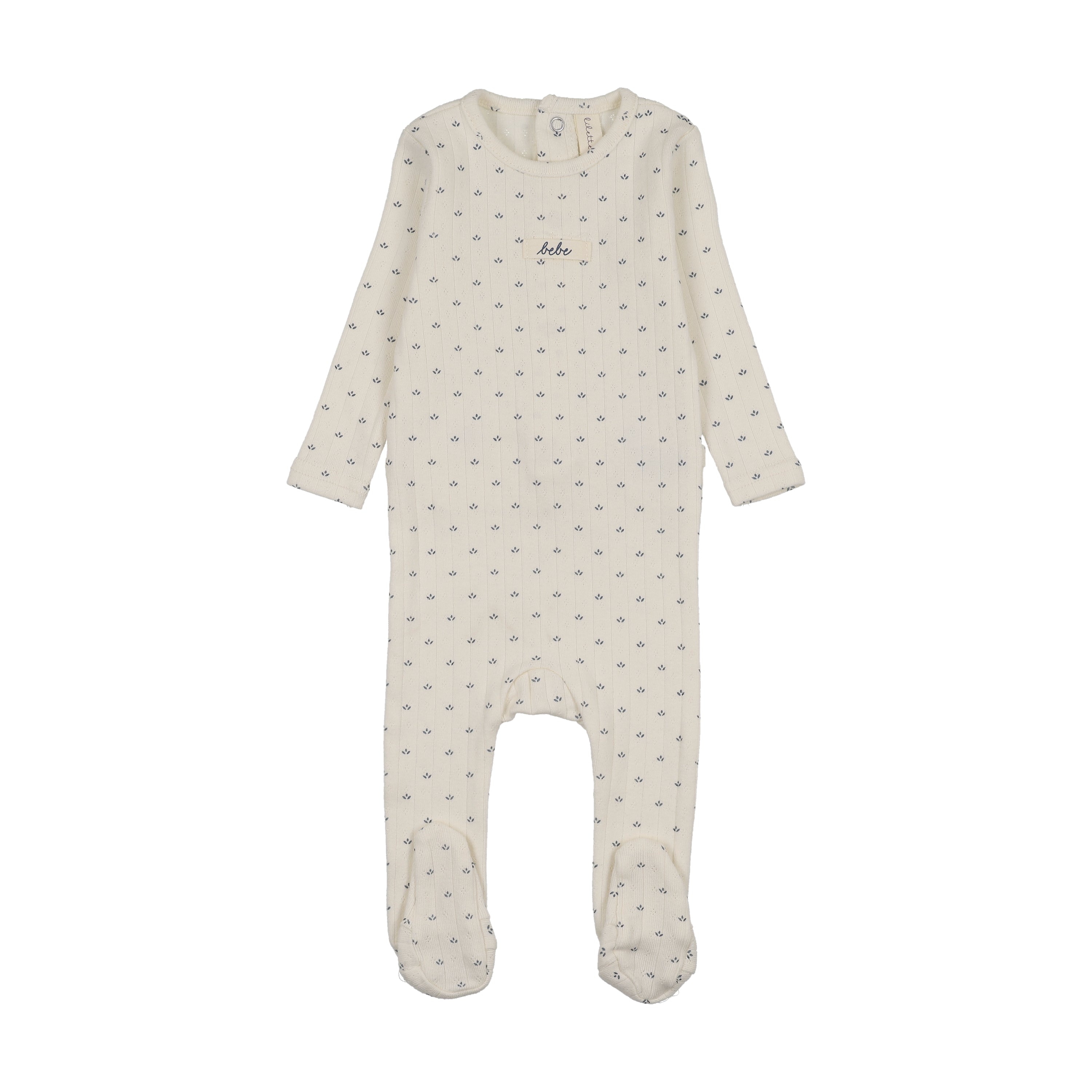 Floret Print Footie