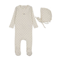 Floret Print Footie Set