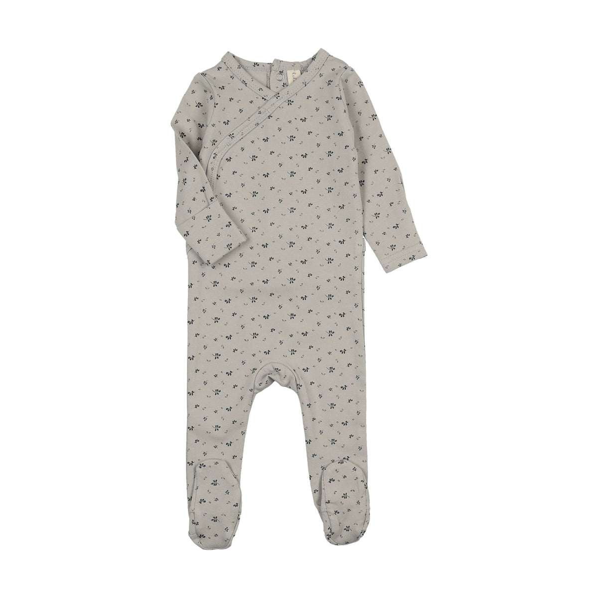 Printed Wrapover Footie