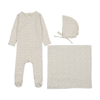 Printed Wrapover Layette Set