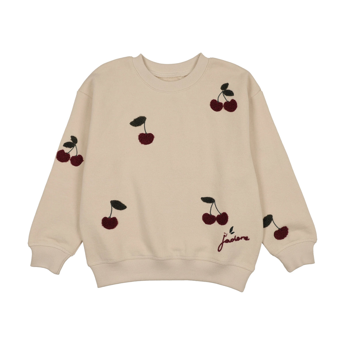 Cherry/Olive Patch Sweatshirt