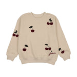 Ecru/Cherry Patch