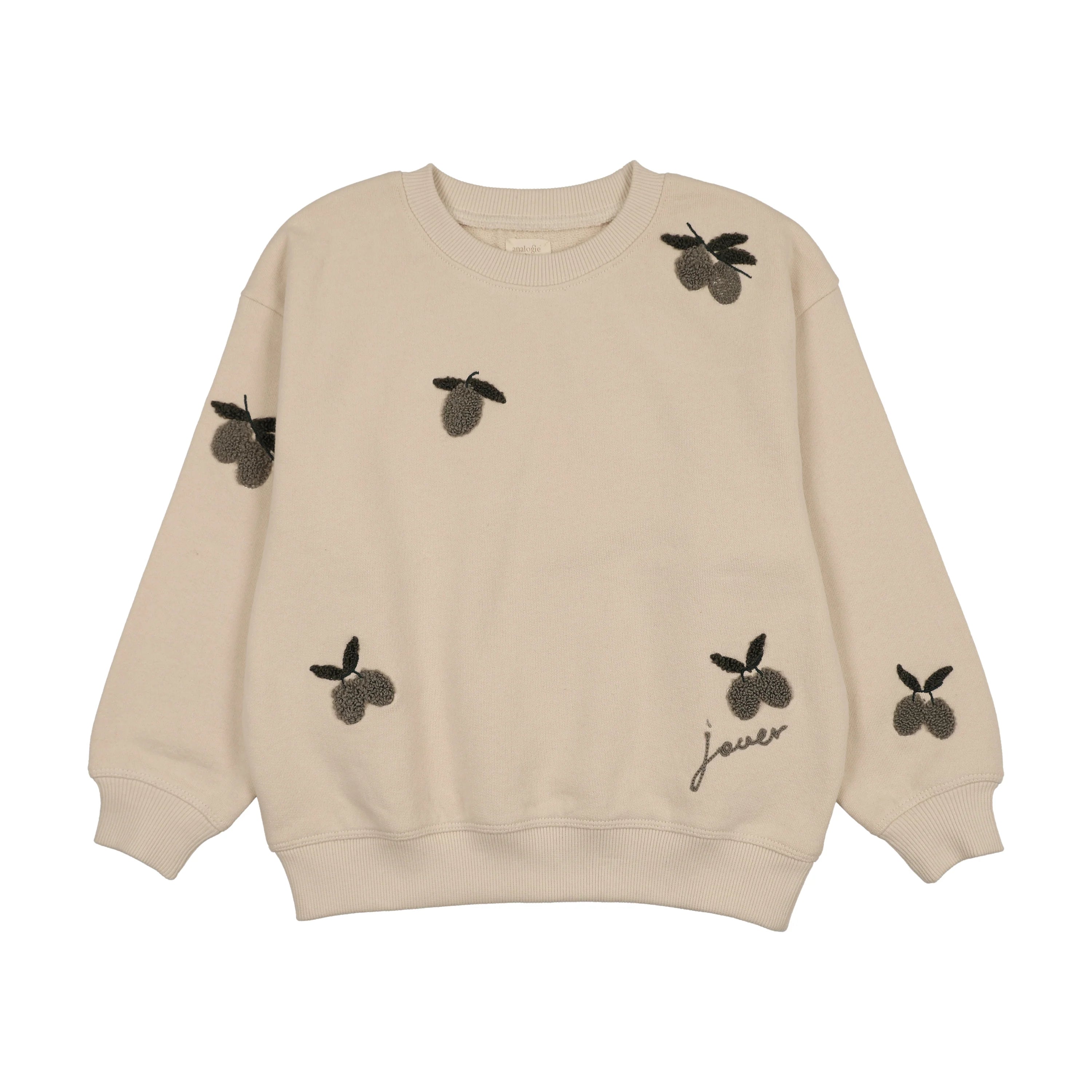 Cherry/Olive Patch Sweatshirt