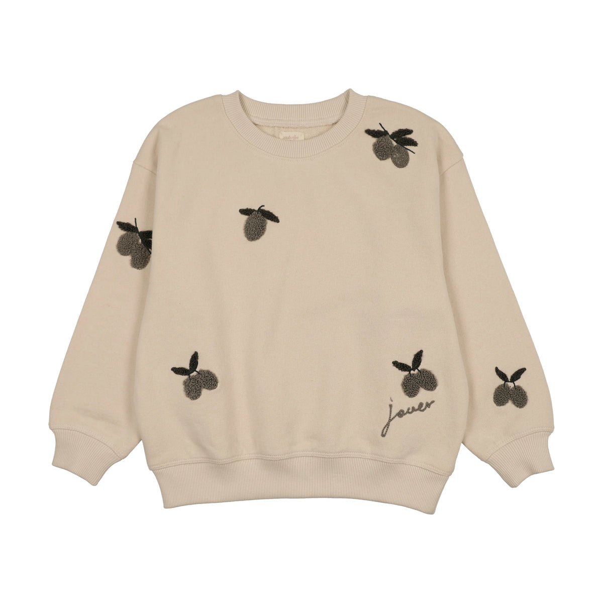 Cherry/Olive Patch Sweatshirt