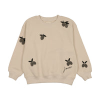 Cherry/Olive Patch Sweatshirt