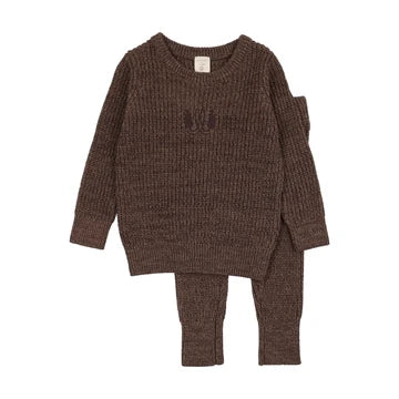 Marled Toddler Set Boy