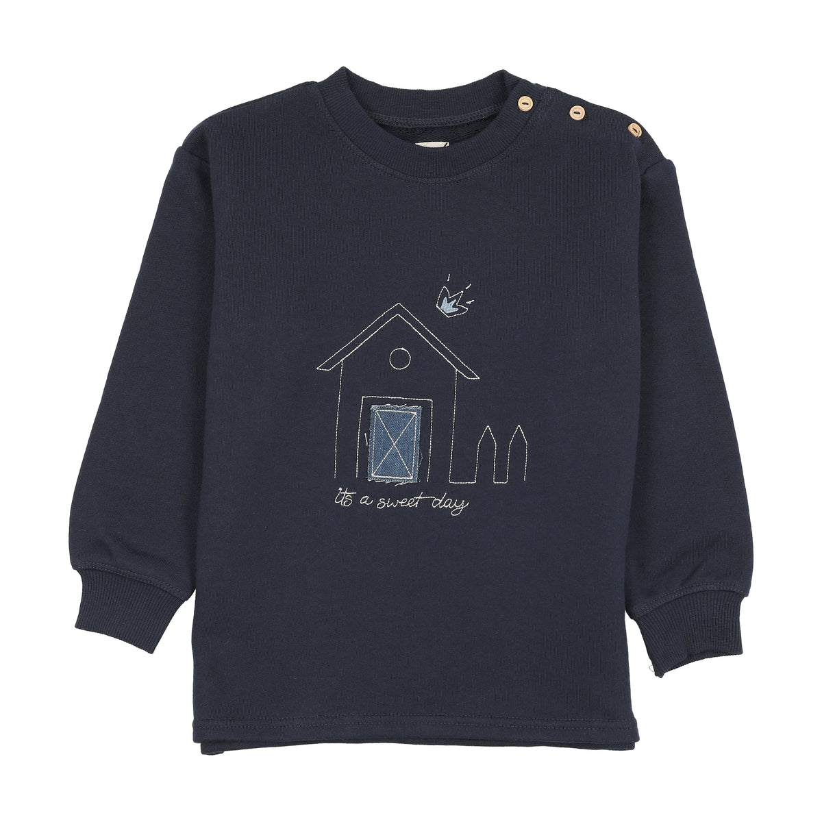 Sweet Campaign Boys Embroidered Sweatshirt