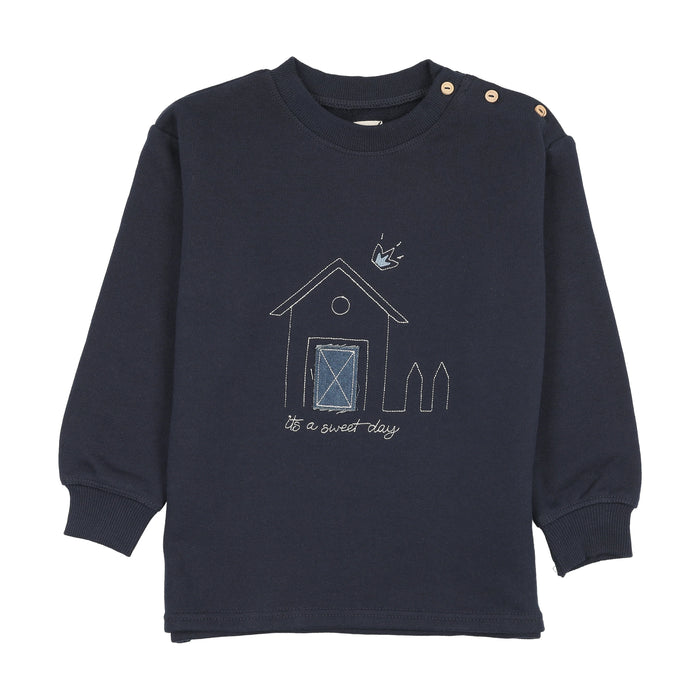 Sweet Campaign Boys Embroidered Sweatshirt