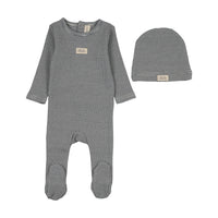 Striped Bebe Footie Set