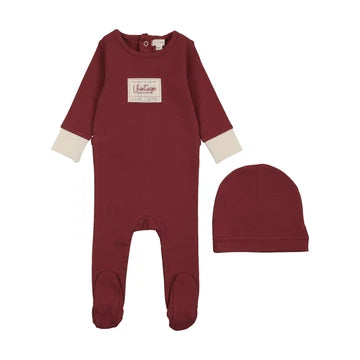 Color Block Footie Set