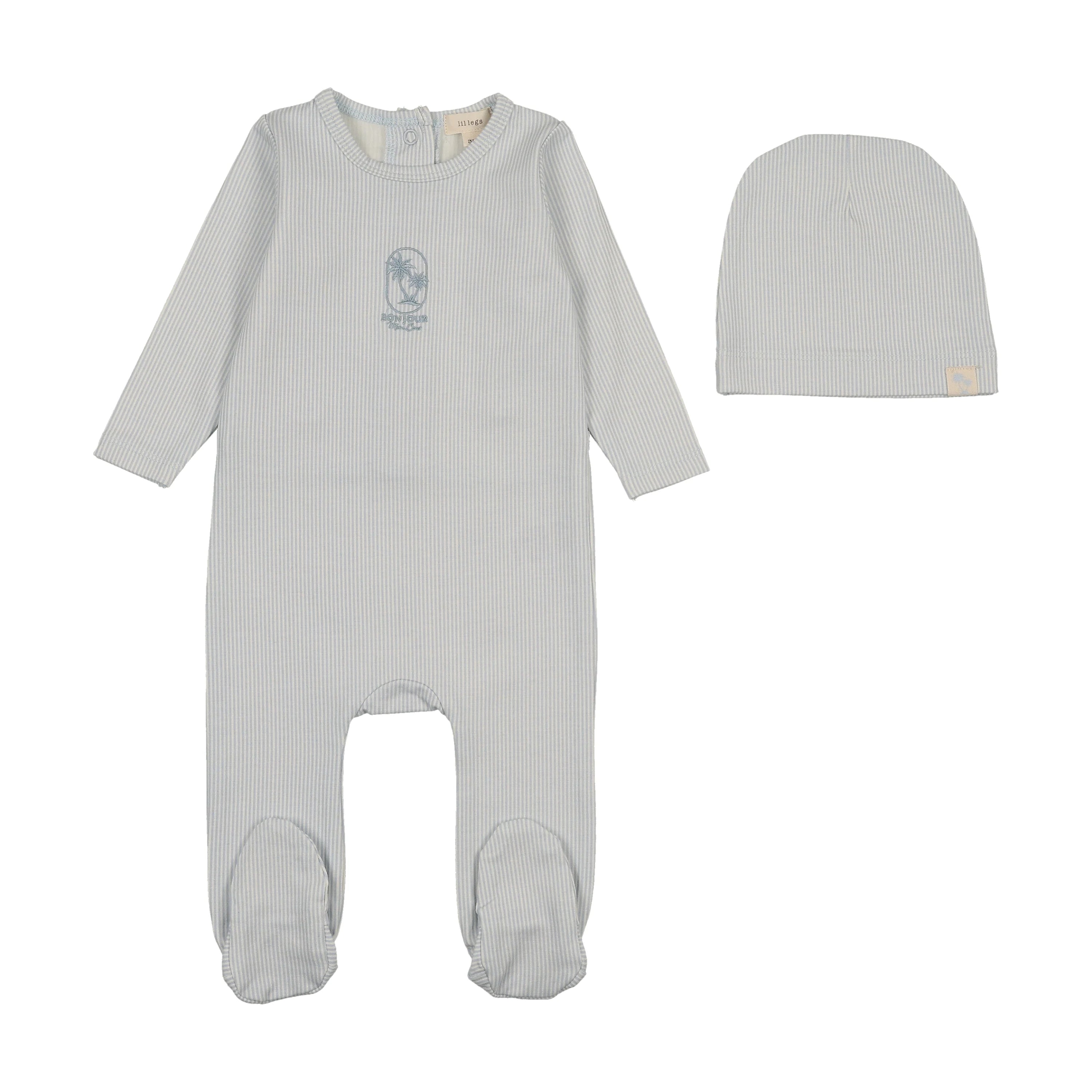 Sailor Stripe Footie Set