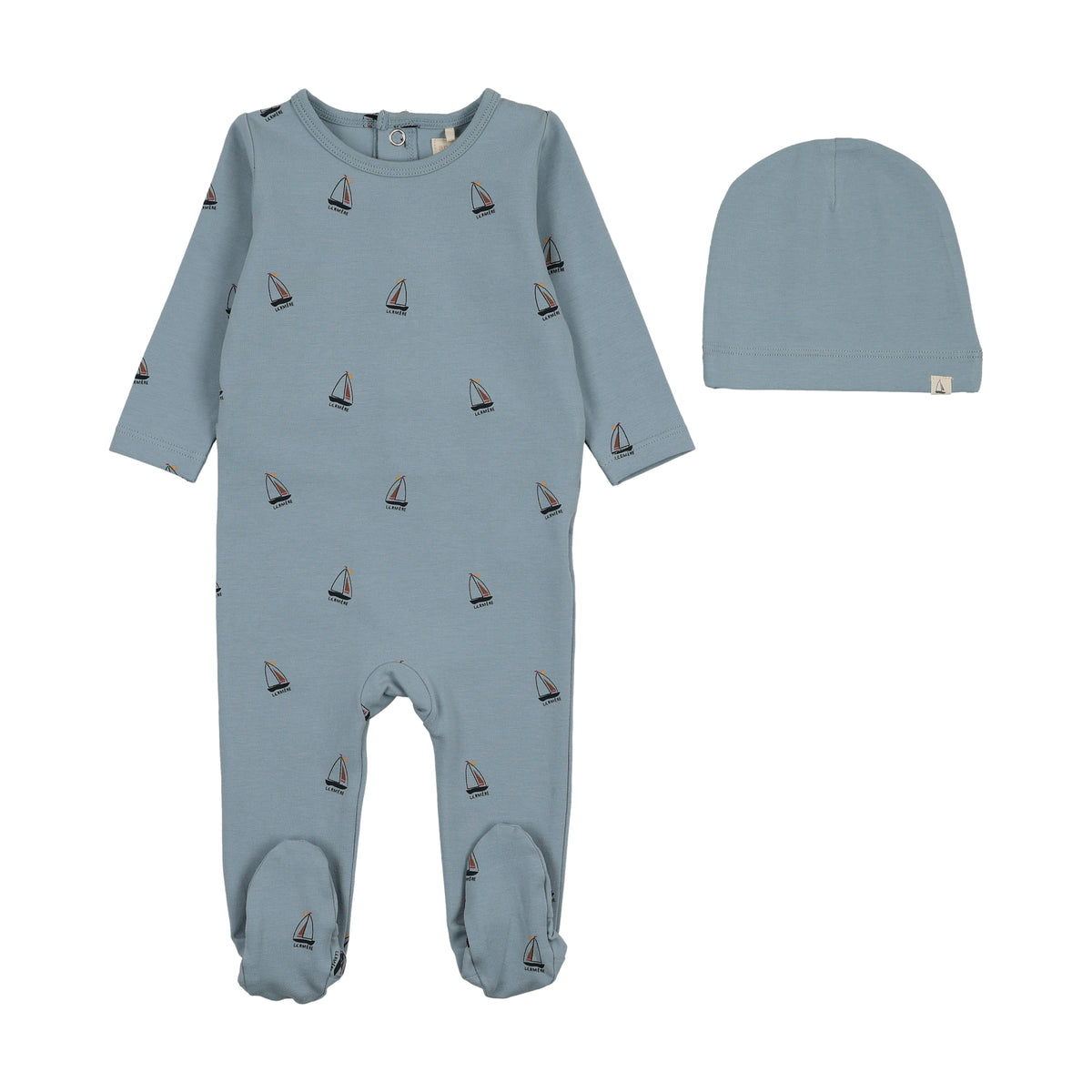 Common Folk Boys Footie & Hat Set