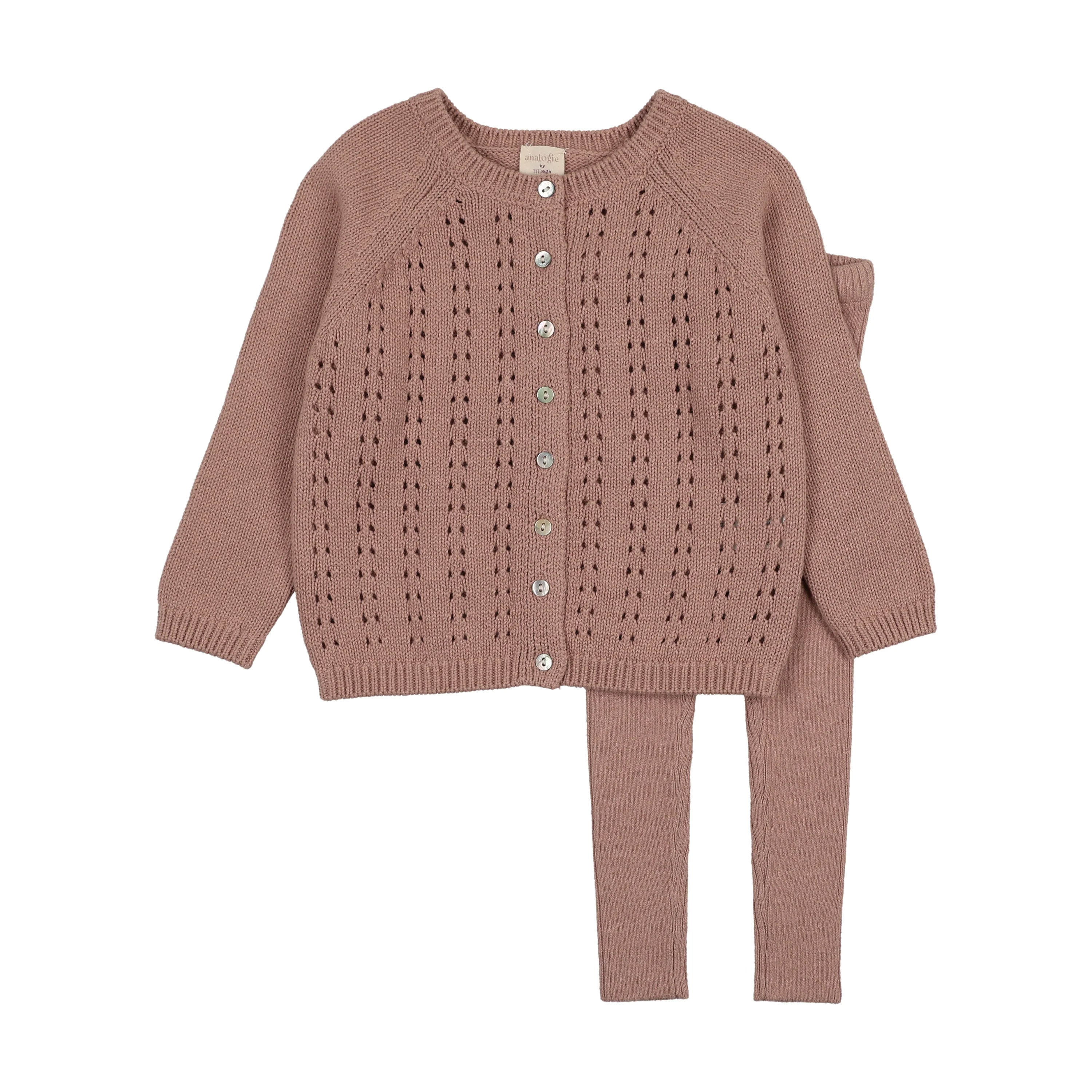 Cardigan Knit Set