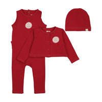 Boating Crew Footie Set W/ Cardigan
