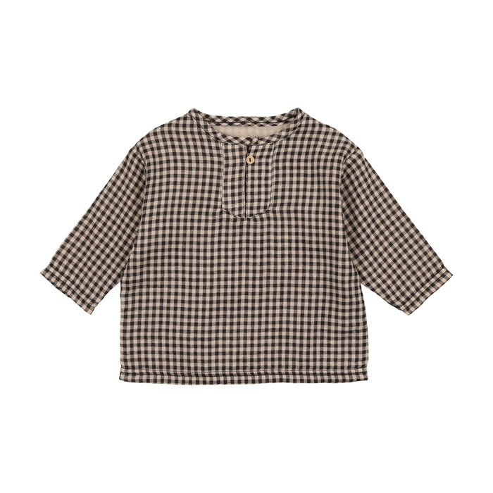 Boys Gingham Shirt + Bloomers