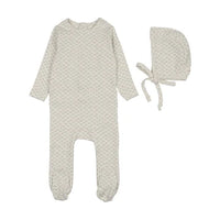 Mini Flora Print Footie Set