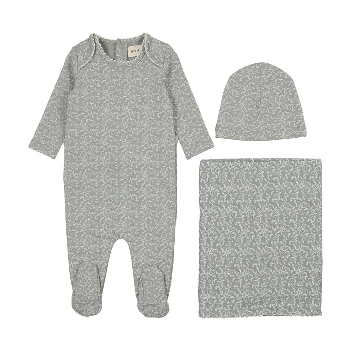 Fruit Print Layette Set