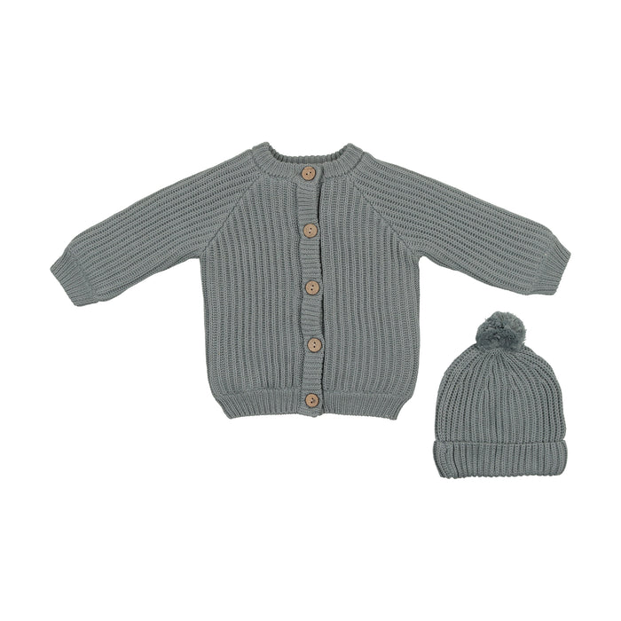 Knit Jacket With Hat