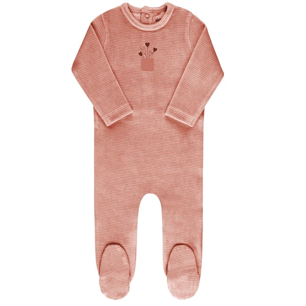 Stripe Bunny Footie