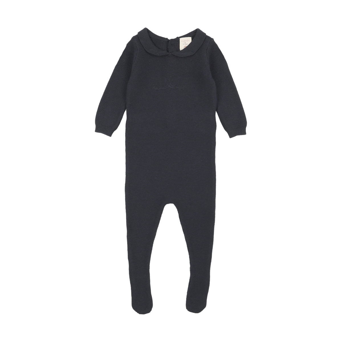 Knit Embroidered Footie