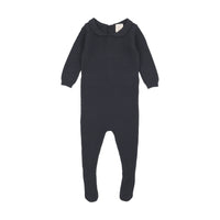 Knit Embroidered Footie