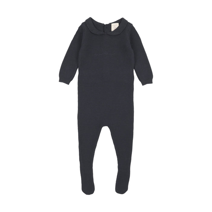 Knit Embroidered Footie