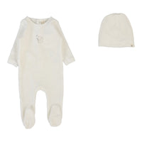 Velour Forest Graphic Footie & Hat