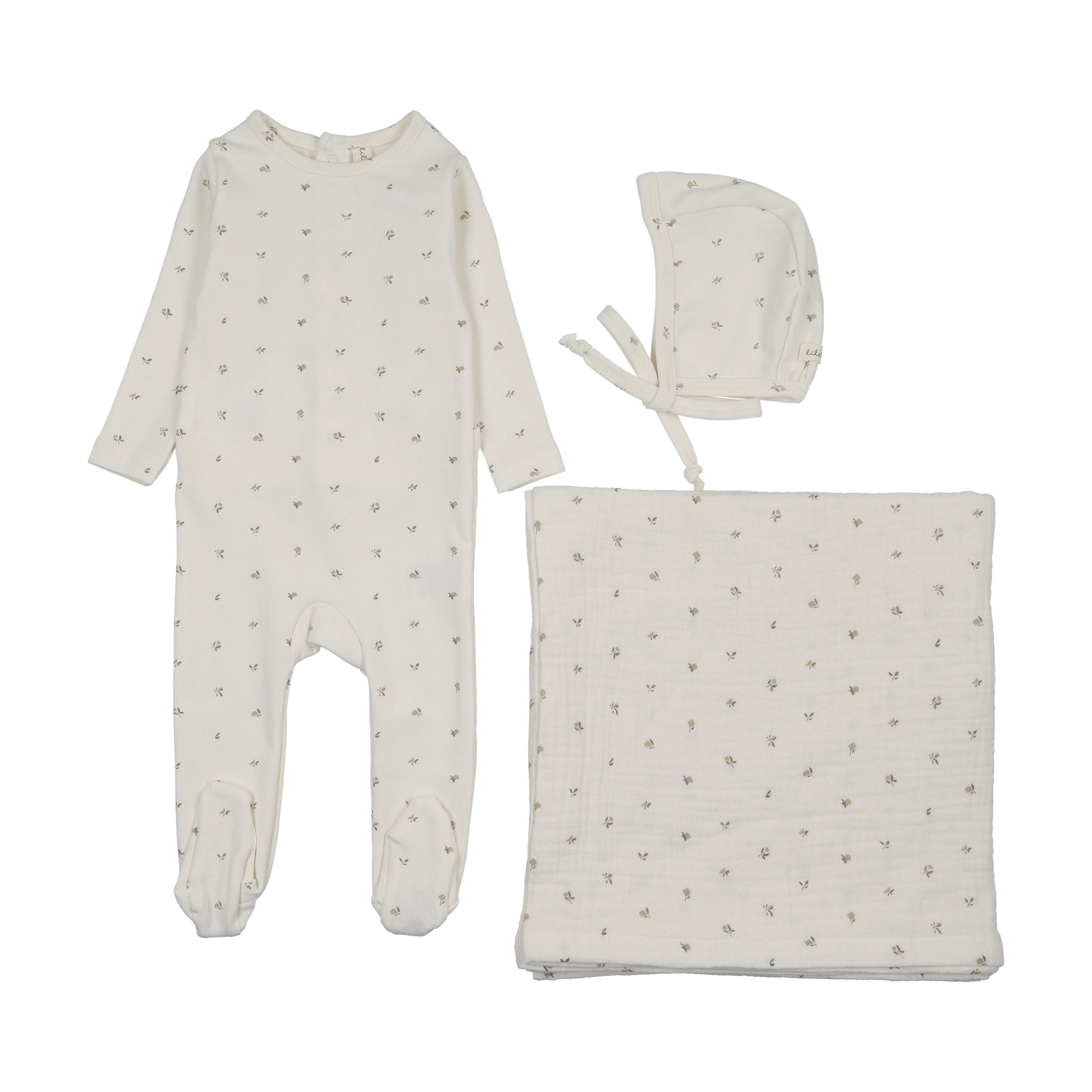 Bitsy Floral Layette Set