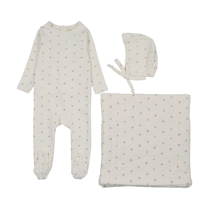 Bitsy Floral Layette Set