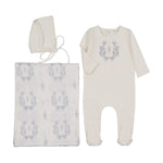 Ivory/Blue