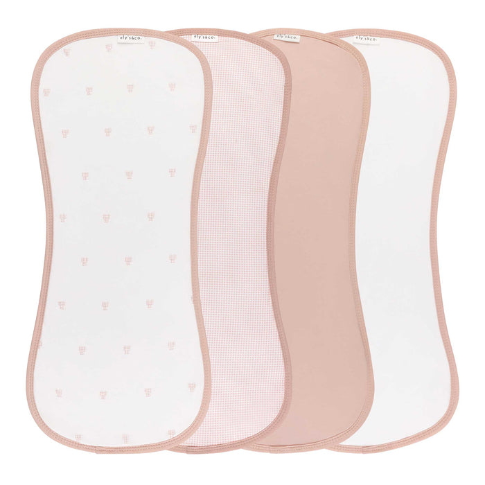 4 Pack Jersey Burp Cloths