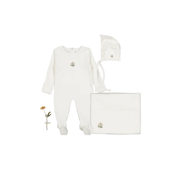Zara Embroidered Layette Set