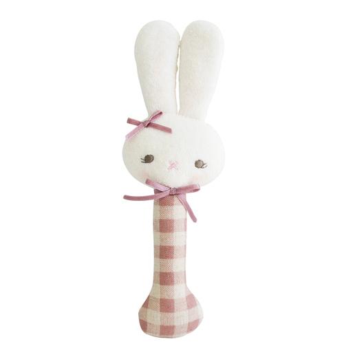 Baby Bunny Stick Rattle
