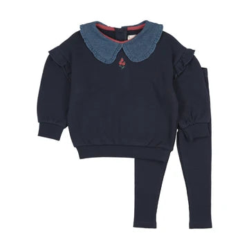 Sweet Campaign Toddler Ruffle Sweatshirt Set