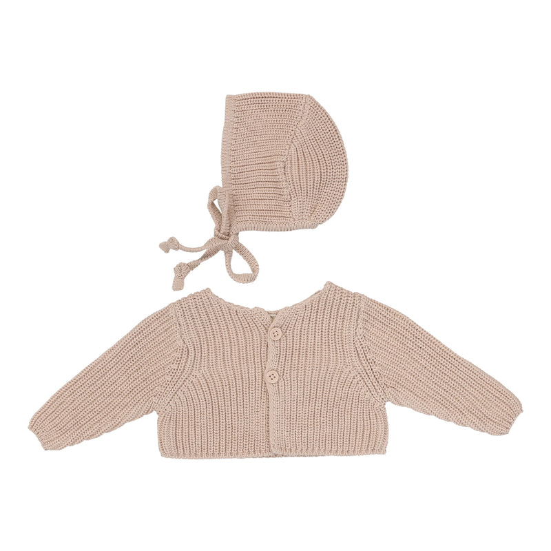 Chunky Knit Shrug & Bonnet