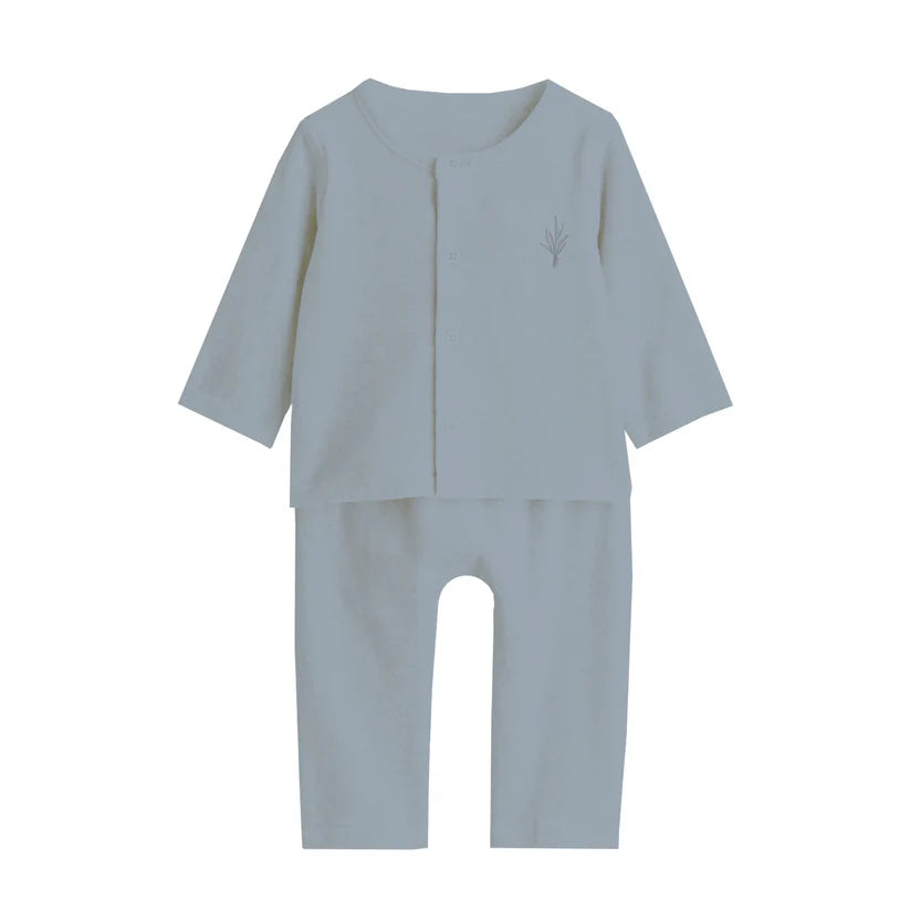 Velour Center Floral Lounge Set