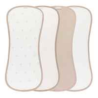 4 Pack Jersey Burp Cloths