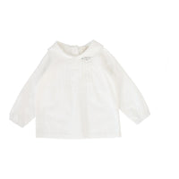Knit Pink Overalls With White Blouse