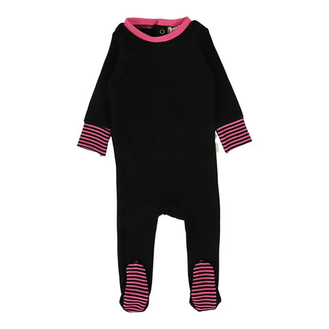 Stripe Cuff Footie