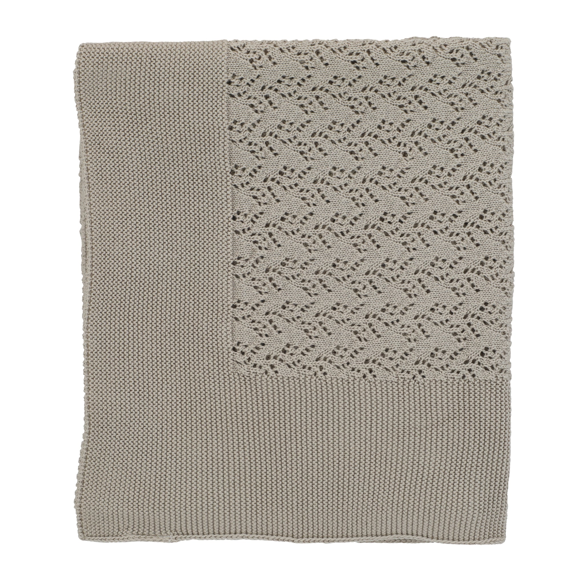 Carmina Knit Pointelle Blanket